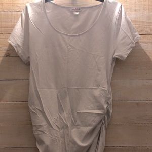 White Maternity Tee